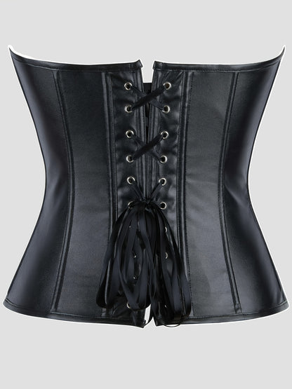 Gothic Punk Zipper Corset