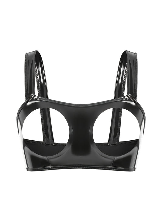 Glossy Latex Bra