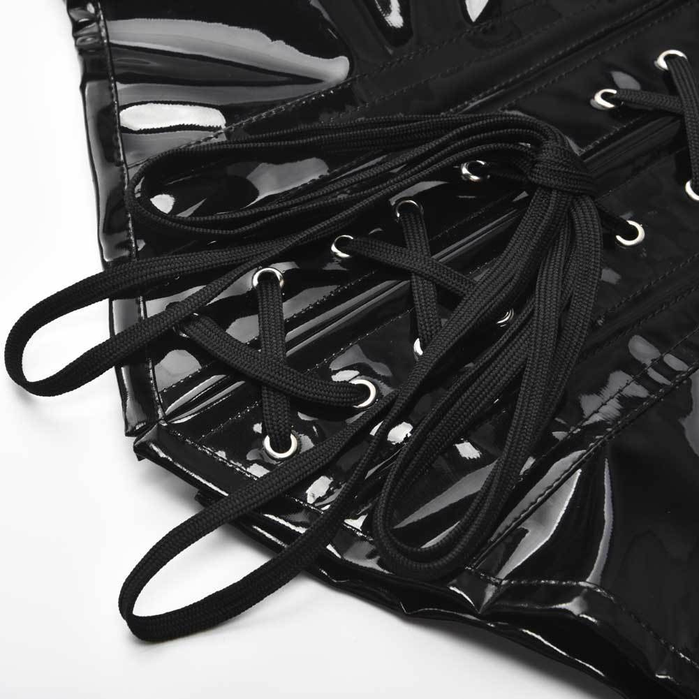 High-Cut Corset with Zipper