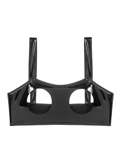 Glossy Latex Bra