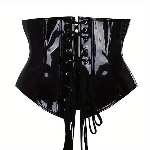 High-Cut Corset with Zipper