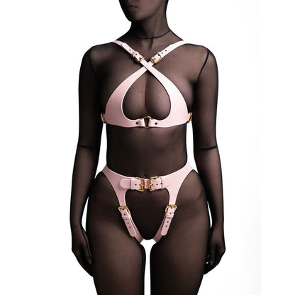 Lydia Lacebound Leather Harness Set