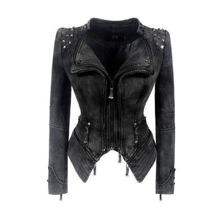 Vespera Gothic Leather Jacket