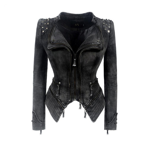 Vespera Gothic Leather Jacket
