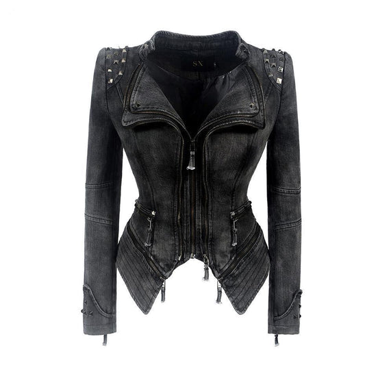 Vespera Gothic Leather Jacket