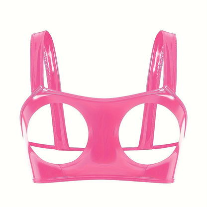 Glossy Latex Bra