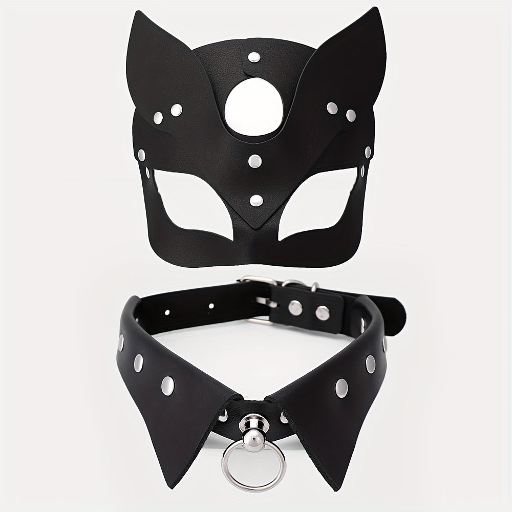 Shadow Cat Mask & Choker Set