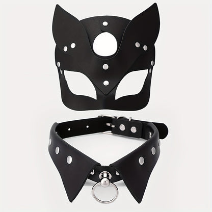 Shadow Cat Mask & Choker Set