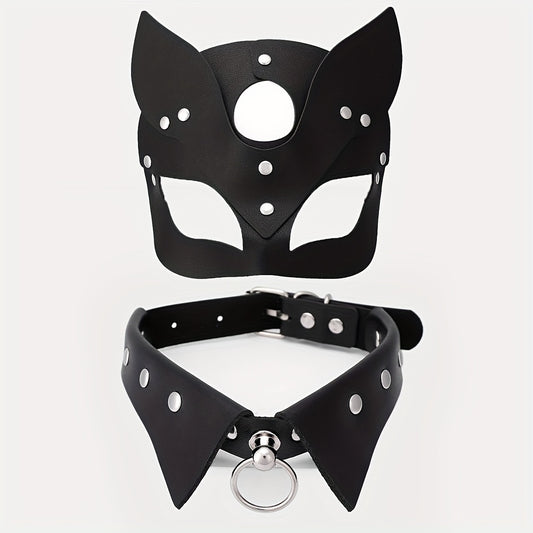 Shadow Cat Mask & Choker Set