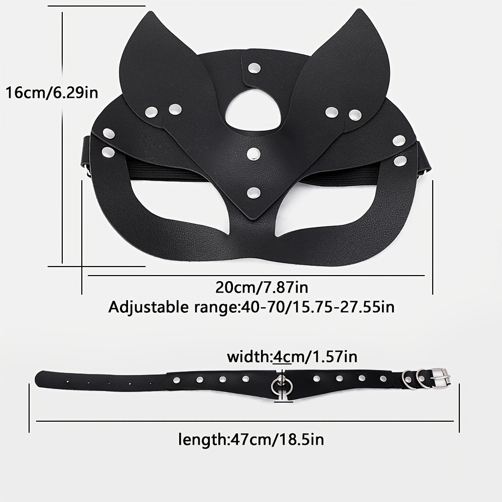 Shadow Cat Mask & Choker Set