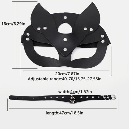 Shadow Cat Mask & Choker Set