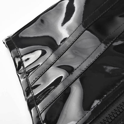 High-Cut Corset with Zipper