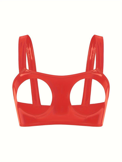 Glossy Latex Bra