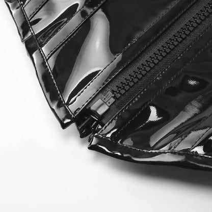 High-Cut Corset with Zipper